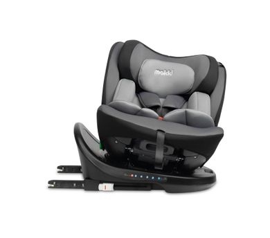 Caretero, Mokki i-Size, scaun auto, 40-150 cm, Grey