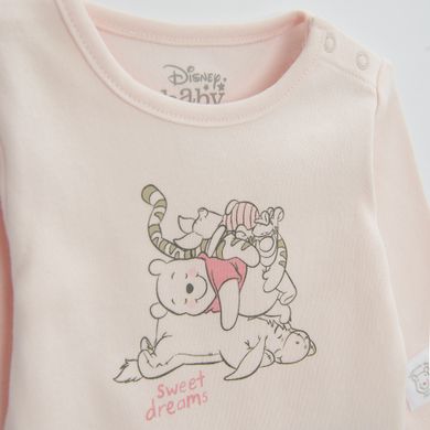 Cool Club, Set pentru fete, 6 piese, ecru, roz, imprimeu Winnie the Pooh