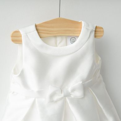 Cool Club, Set pentru fete, Rochie fara maneci, Bolero, alb