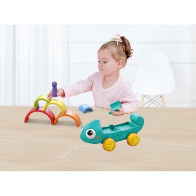Hola, Cameleon curcubeu, jucarie pentru bebelusi