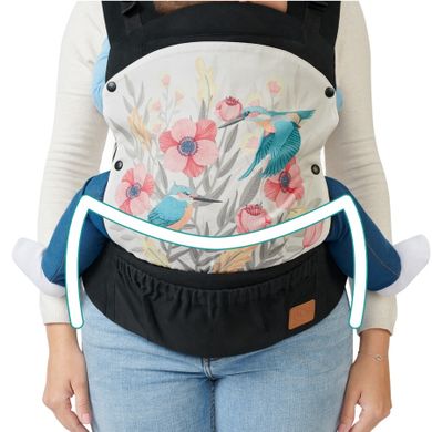 Kinderkraft, Huggy, marsupiu ergonomic, mix