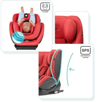 Kinderkraft, MyWay, scaun auto pentru copii Isofix 0-36kg, gri