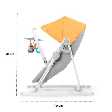 Kinderkraft, Nola, sezlong-balansoar 5in1, roz