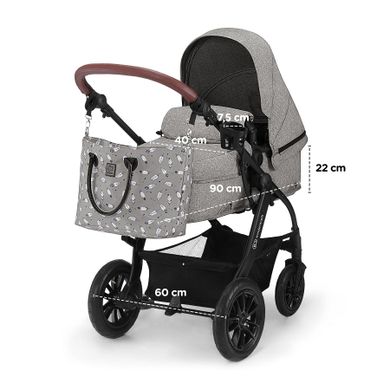 Kinderkraft, Xmoov, carucior multifunctional Travel System 3in1, denim