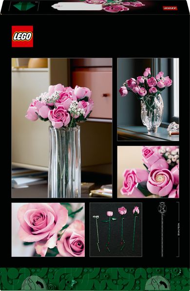LEGO Botanicals, Buchet de trandafiri roz, 10374