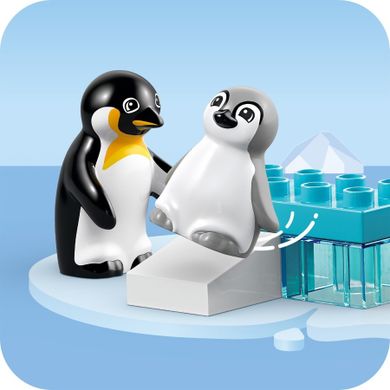 LEGO DUPLO, Familii de animale salbatice: Pinguini si lei, 10442