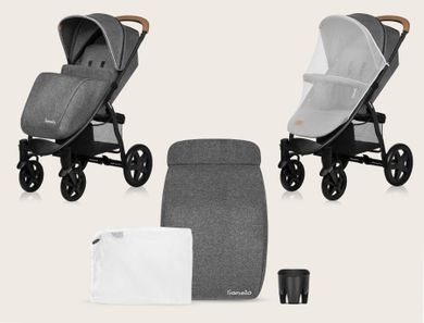 Lionelo, Annet Plus, carucior sport, Stone Caramel