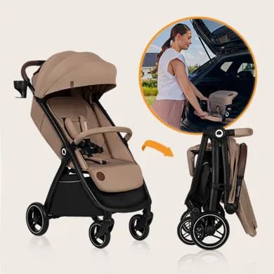 Lionelo, Ingrid, carucior pentru plimbare, Beige Sand