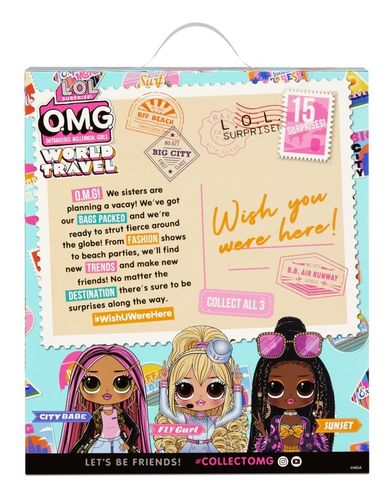L.O.L. Surprise, O.M.G. World Travel, Fly Gurl, papusa