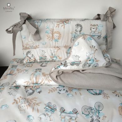 MimiNu, Design, Zoo pe biciclete, set pentru bebelusi, 90-120 cm