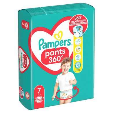 Pampers Pants, scutece-chilotel marimea 7, 17 kg+, 38 buc.