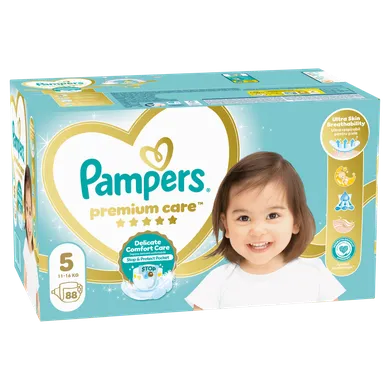 Pampers Premium Care, scutece marimea 5, 11-16 kg, 88 buc.