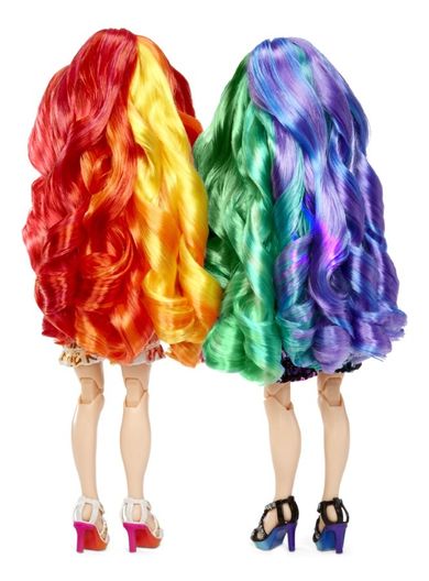 Rainbow High, Twins, Laurel & Holly De’Vious, papusi fashion, 2 buc.