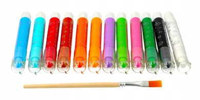 Rawmark, Bears, creioane cu gel, 12 culori