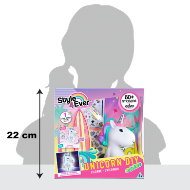 Smiki, Vinyl Design, Unicorn, pusculita, DIY, albastru