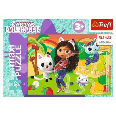 Trefl, Gabby's Dollhouse, puzzle, 20 piese