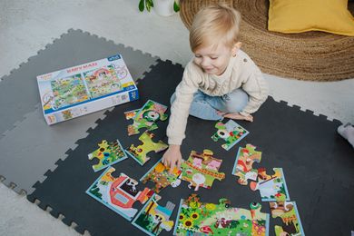 Trefl, Trefliks, Bebelusi amuzanti, Baby Maxi, puzzle, 2-10 piese