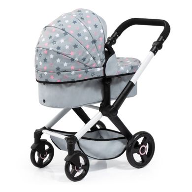 Bayer Design, Xeo, carucior multifunctional pentru papusi, gri