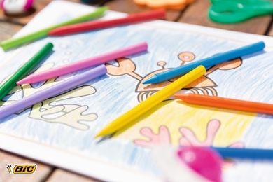 Bic, Kids, Plastidecor, creioane cerate, 24 culoare