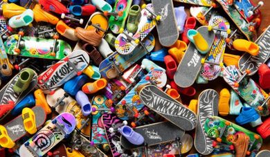Hot Wheels, Skate, skateboard si pantofi, set de joaca, 1 buc.
