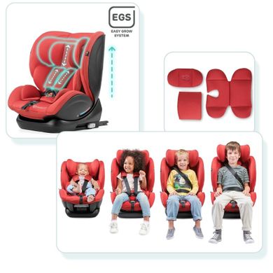 Kinderkraft, MyWay, scaun auto pentru copii Isofix 0-36kg, gri