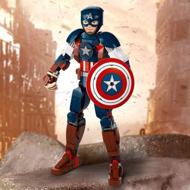 LEGO Marvel, Figurina de constructie Captain America, 76258