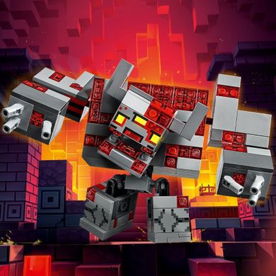 LEGO Minecraft, Batalia pentru piatra rosie, 21163