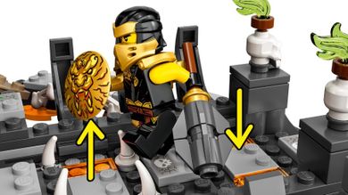LEGO NINJAGO, Temnitele Vrajitorului craniu, 71722