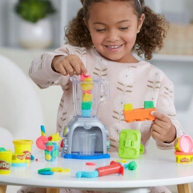 Play-Doh, Smoothies Blender, 5 tuburi si accesorii, set creativ