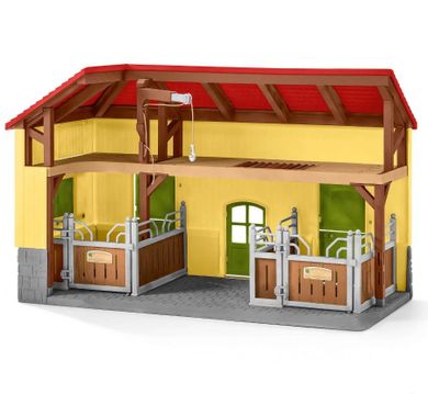 Schleich, Farm World, Grajd de cai, set, 42485