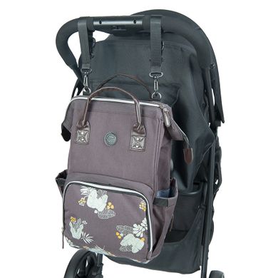 Smiki, rucsac pentru carucior, frunze gri