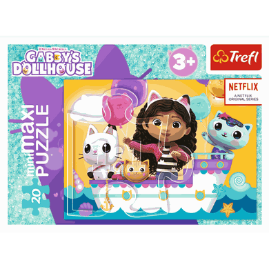 Trefl, Gabby's Dollhouse, puzzle, 20 piese