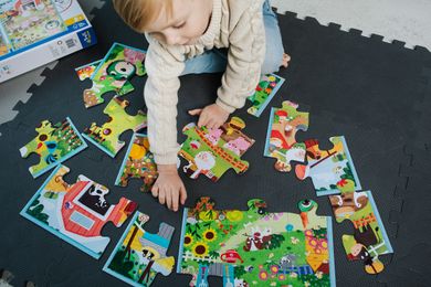Trefl, Trefliks, Bebelusi amuzanti, Baby Maxi, puzzle, 2-10 piese