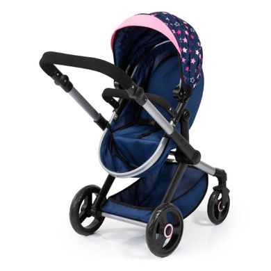 Bayer Design, Xeo, carucior multifunctional pentru papusi, bleumarin-roz