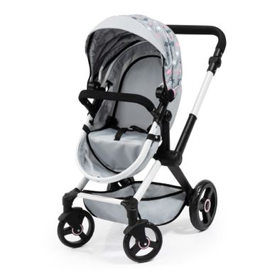 Bayer Design, Xeo, carucior multifunctional pentru papusi, gri