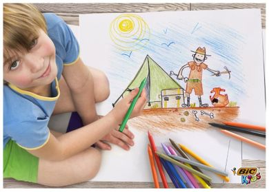 Bic, Kids, Plastidecor, creioane cerate, 24 culoare