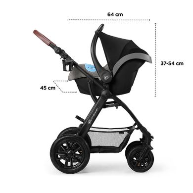 Kinderkraft, Xmoov, carucior multifunctional Travel System 3in1, denim
