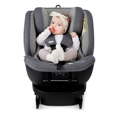 Kinderkraft, Xpedition, scaun auto rotativ 0-36 kg, gri