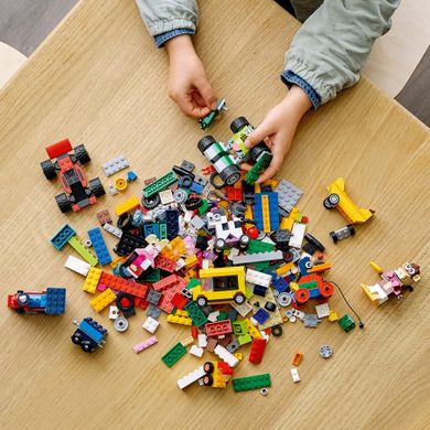 LEGO Classic, Caramizi si roti, 11014