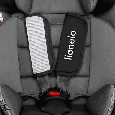 Lionelo, Bastiaan, scaun auto cu baza rotativa, Grey/Black