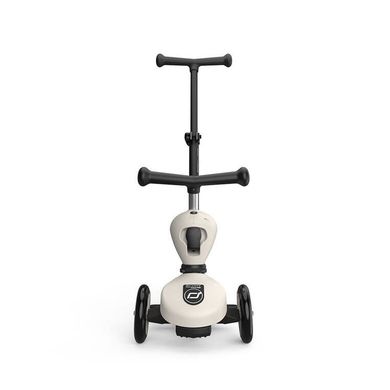 Scoot & Ride, Highwaykick 1 Push and Go, trotineta cu scaun si maner 3 in 1, Ash