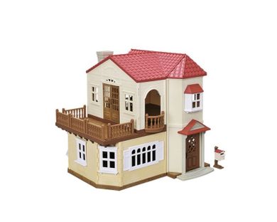 Sylvanian Families, Casa mare rustica cu camera la mansarda, set cu figurine, 5727