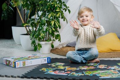 Trefl, Trefliks, Bebelusi amuzanti, Baby Maxi, puzzle, 2-10 piese