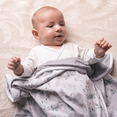 Babymatex, Bamboo, Iepurasi, patura din bambus cu doua fete, 75-100 cm