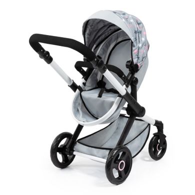 Bayer Design, Xeo, carucior multifunctional pentru papusi, gri