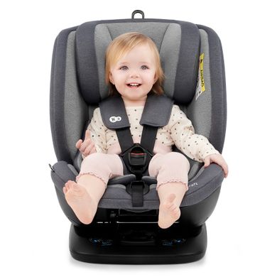 Kinderkraft, Xpedition, scaun auto rotativ 0-36 kg, gri