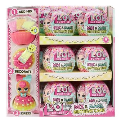 L.O.L. Surprise, Mix & Make Birthday Cake, bila surpriza, 1 buc.