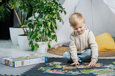 Trefl, Trefliks, Bebelusi amuzanti, Baby Maxi, puzzle, 2-10 piese