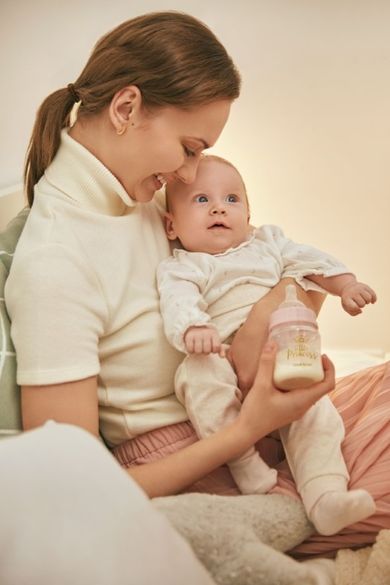 Canpol babies, setul, biberon 120 ml + suzeta din silicon, 0-2 luni