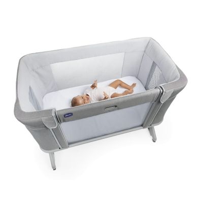 Chicco, Co-Sleeping Next2me, Forever, patut atasabil, Cool Grey